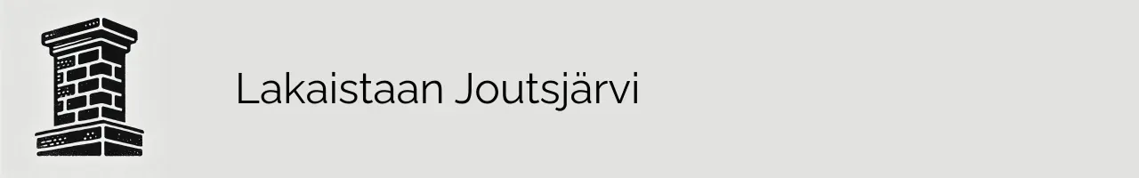 Lakaistaan Joutsjärvi