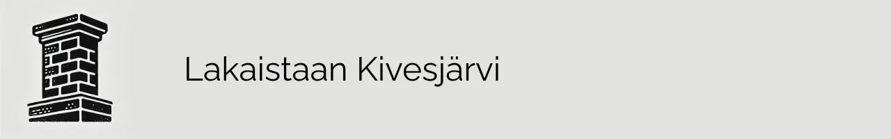 Lakaistaan Kivesjärvi